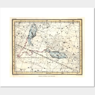 Pisces Constellation Celestial Atlas - Alexander Jamieson Posters and Art